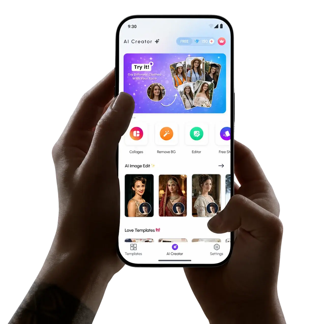 App showcase illustration